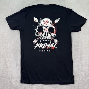 Zero Foxtrot T-Shirt Men Small Army Black Skull Primal Instinct‎ Arrows Skeleton